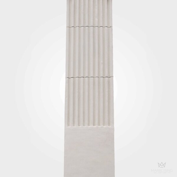 Modern Marble Sculpture - Classic Ionic Pilasters