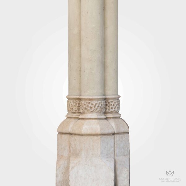 Modern Marble Sculpture - Eagle Marble Column