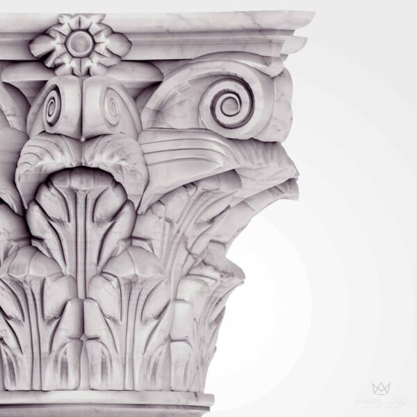 Modern Marble Sculpture - Elegant Tapered Pedestal