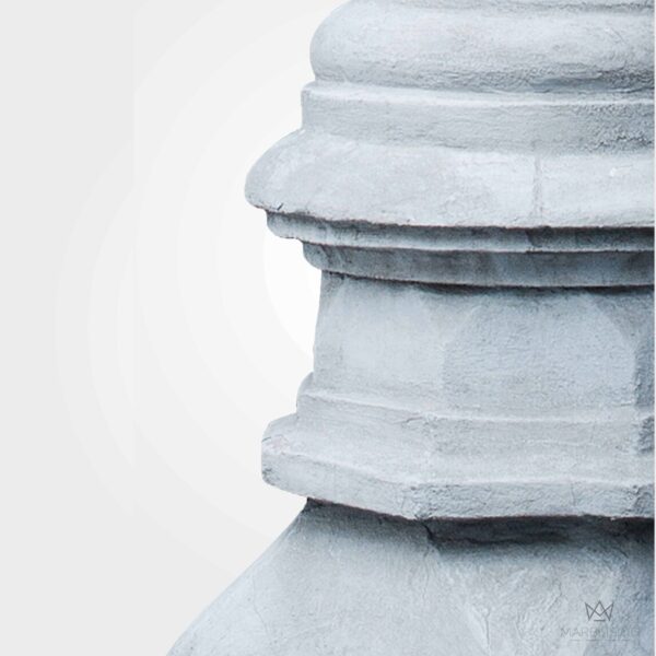 Modern Marble Sculpture - Weathered Pedestal