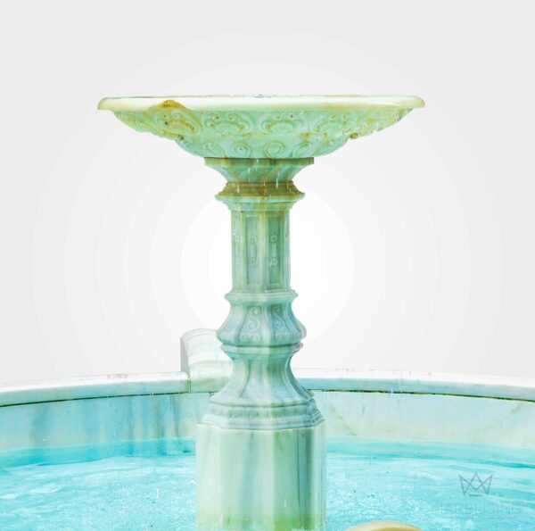 Marble Fountains - Plaza Fountain with Large Pool
