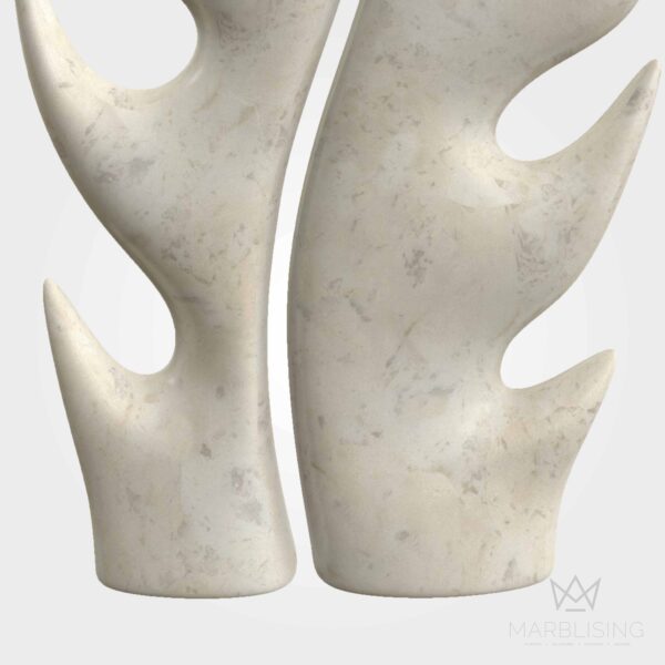Modern Marble Sculptures - Abstract Fire