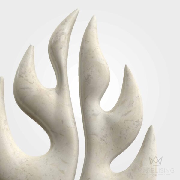 Modern Marble Sculptures - Abstract Fire