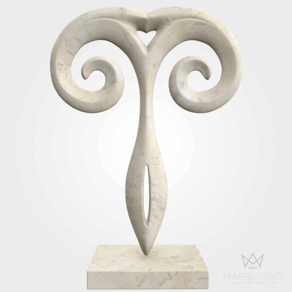 Modern Marble Sculptures - Abstract Spirals