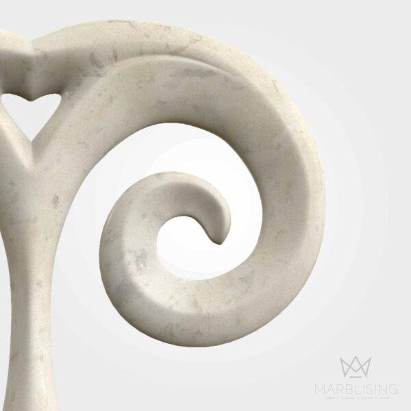 Modern Marble Sculptures - Abstract Spirals