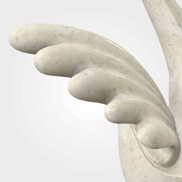 Modern Marble Sculptures - Swan Sculpture
