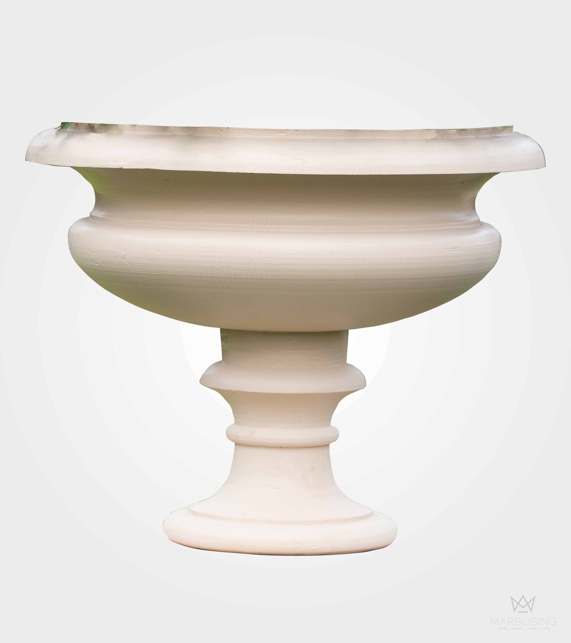 Marche Smooth Face Planters with Column Base