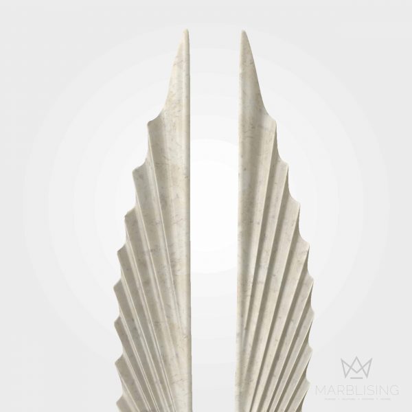 Modern Marble Sculptures - Abstract Angel Wings