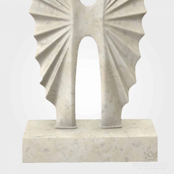 Modern Marble Sculptures - Abstract Angel Wings