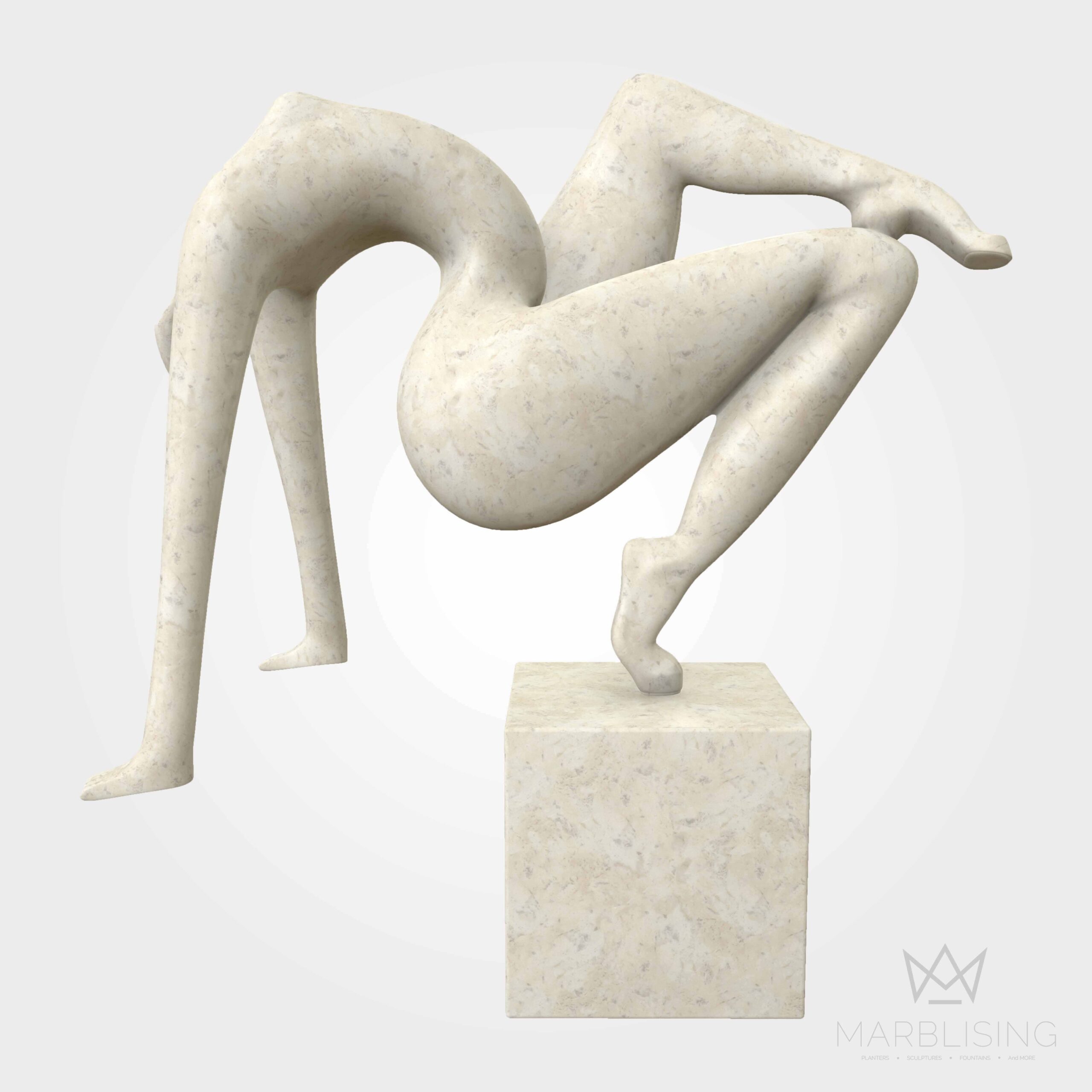 Abstract Stretching Nude
