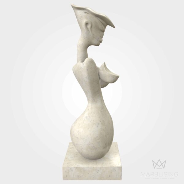 Modern Marble Sculptures - Abstract Figure