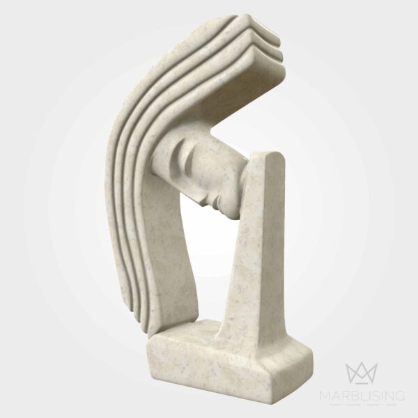 Modern Marble Sculptures - Abstract Bookends
