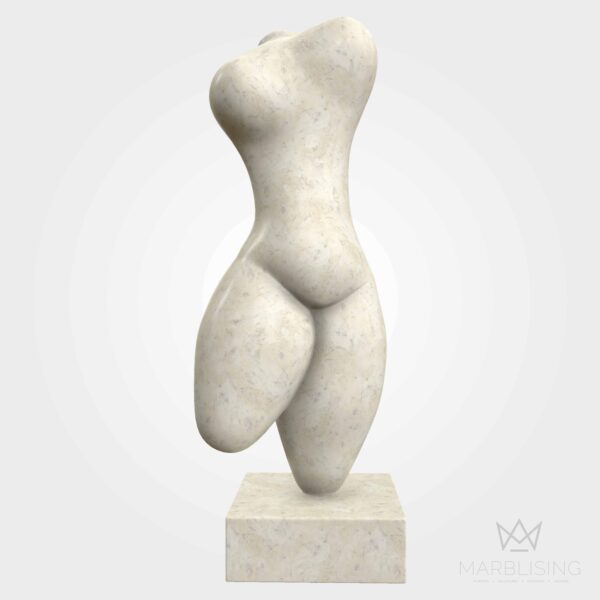 Modern Marble Sculptures - Abstract Nude