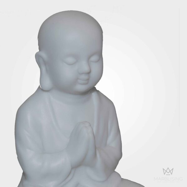 Marble Praying Baby Buddha