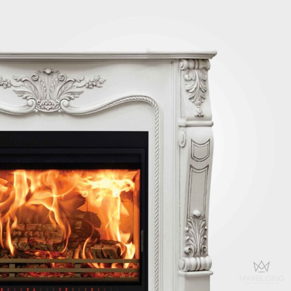 Marble Sculptures - Artistic Marble Mantel