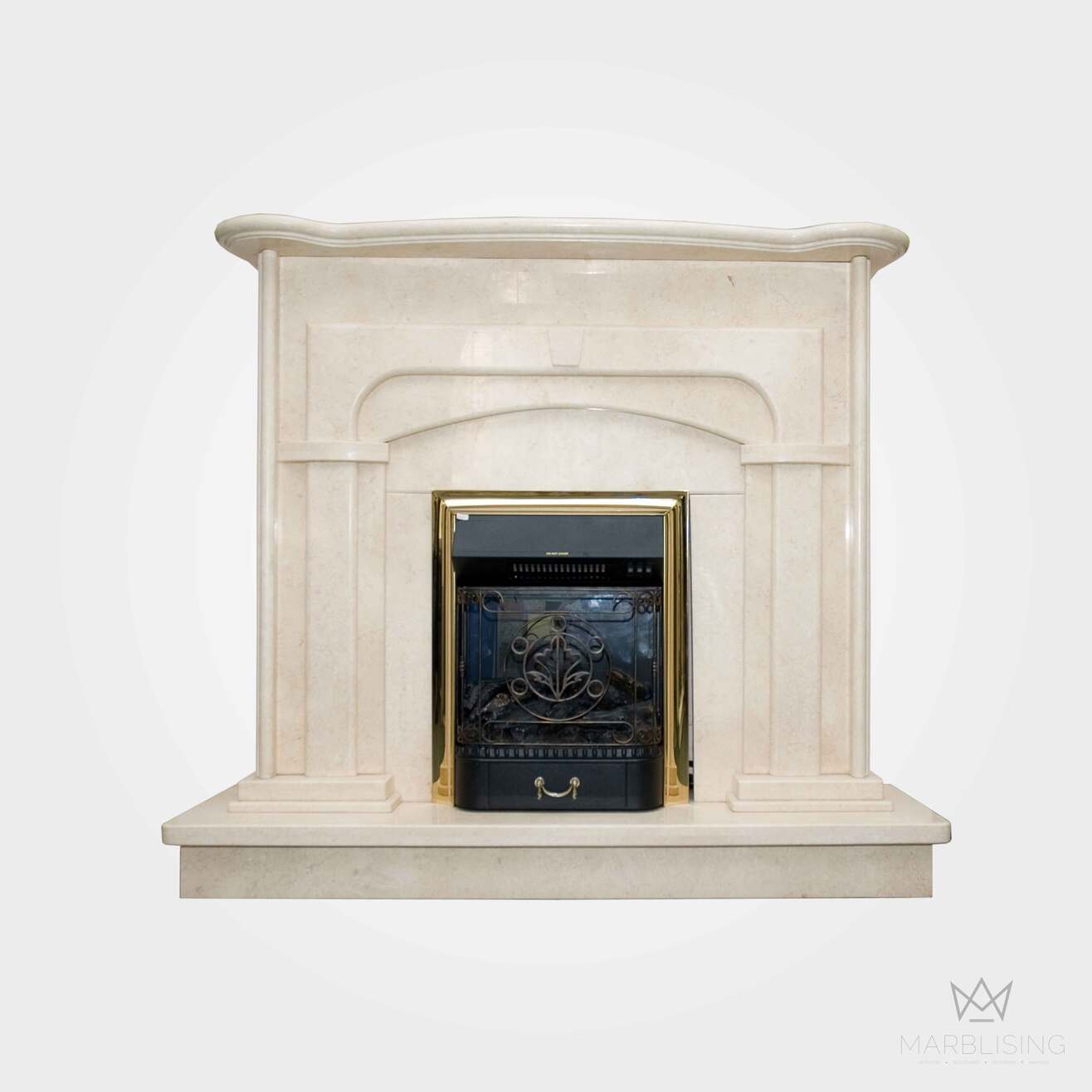 Custom-made Marble Fireplace
