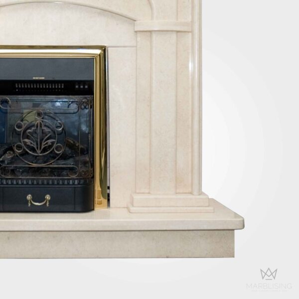 Marble Sculptures - Custom-made Marble Fireplace