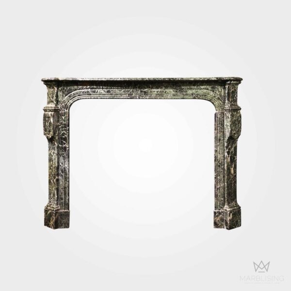 Marble Sculptures - Customized Patterned Marble Fireplace