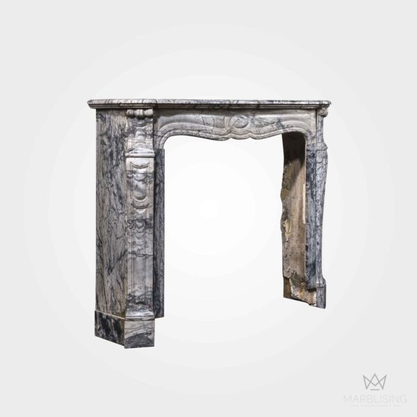 Marble Sculptures - Ornately Decorated Marble Fireplace