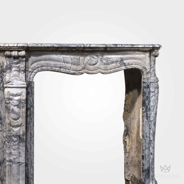 Marble Sculptures - Ornately Decorated Marble Fireplace