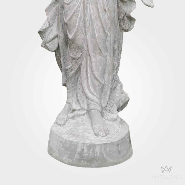 Marble Statues - Majestic Marble Angel Statue
