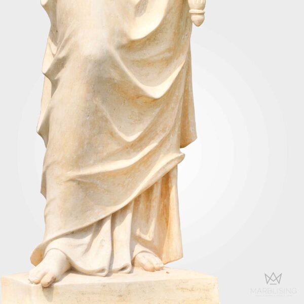 Marble Statues - Marble Flower Woman