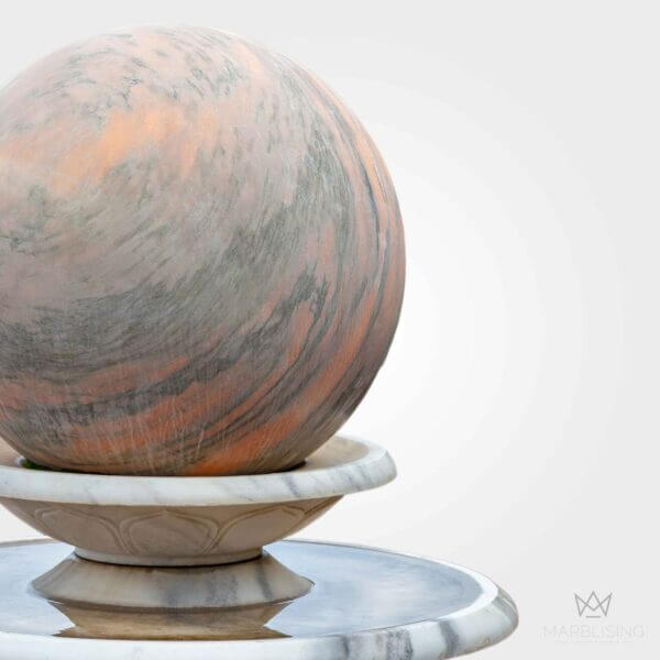 Marble Fountains - Marble Rolling Sphere Fountain