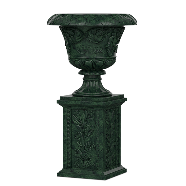 Green-Marble-Urn-Planter---Classic-Planter---01