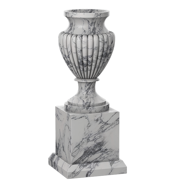 Marble-Scalloped-Urn---Classic-Planter---01