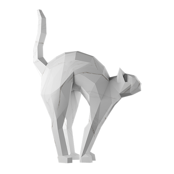 Modern Cat Sculpture