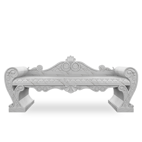 Scrolled-Marble-Bench---Classic-Bench---01